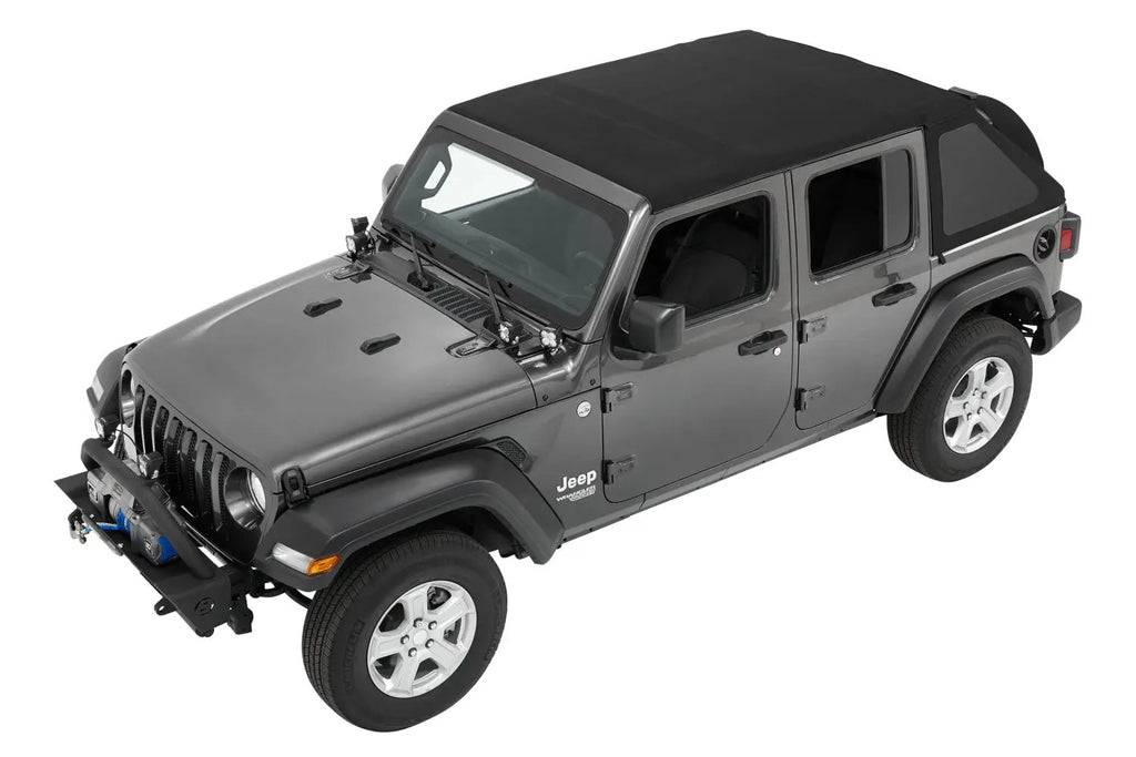 Trektop - Jeep '18-26 Wrangler JL 4-Door (Premium Black Twill) by Bestop