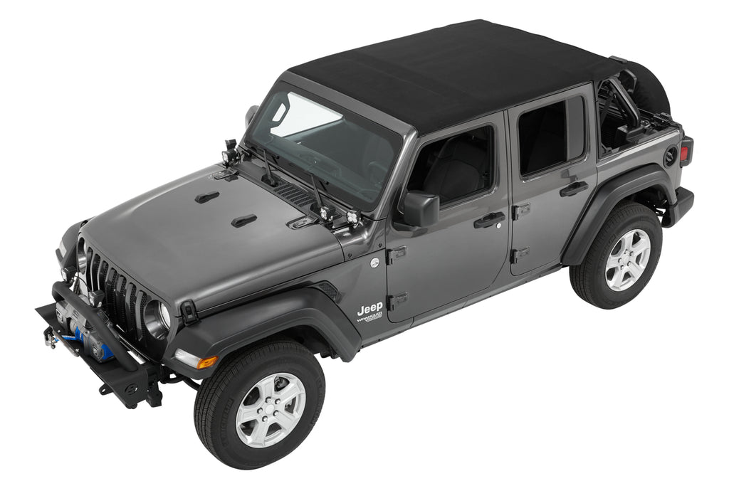 Trektop - Jeep '18-26 Wrangler JL 4-Door (Premium Black Twill) by Bestop