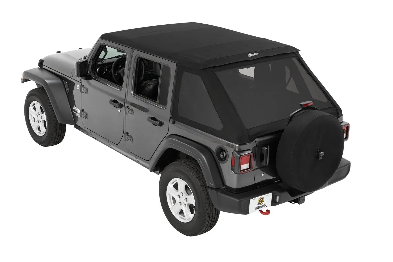 Trektop - Jeep '18-26 Wrangler JL 4-Door (Black Diamond) by Bestop