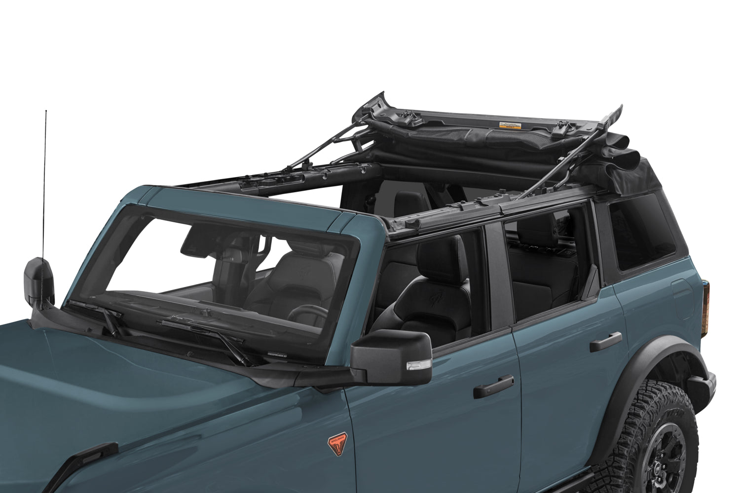 Trektop - '21-27 Bronco 4-Door (Premium Black Twill) by Bestop