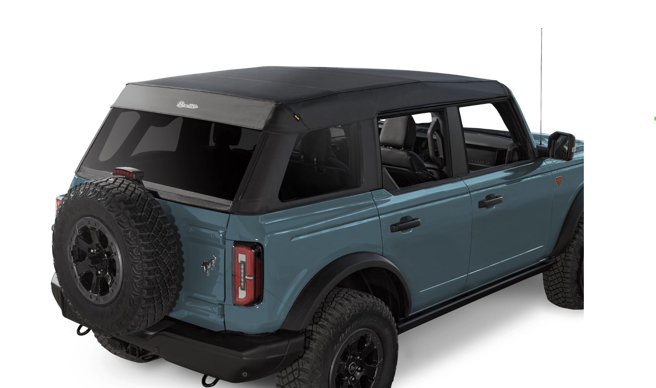 Trektop - '21-27 Bronco 4-Door (Black Diamond) by Bestop