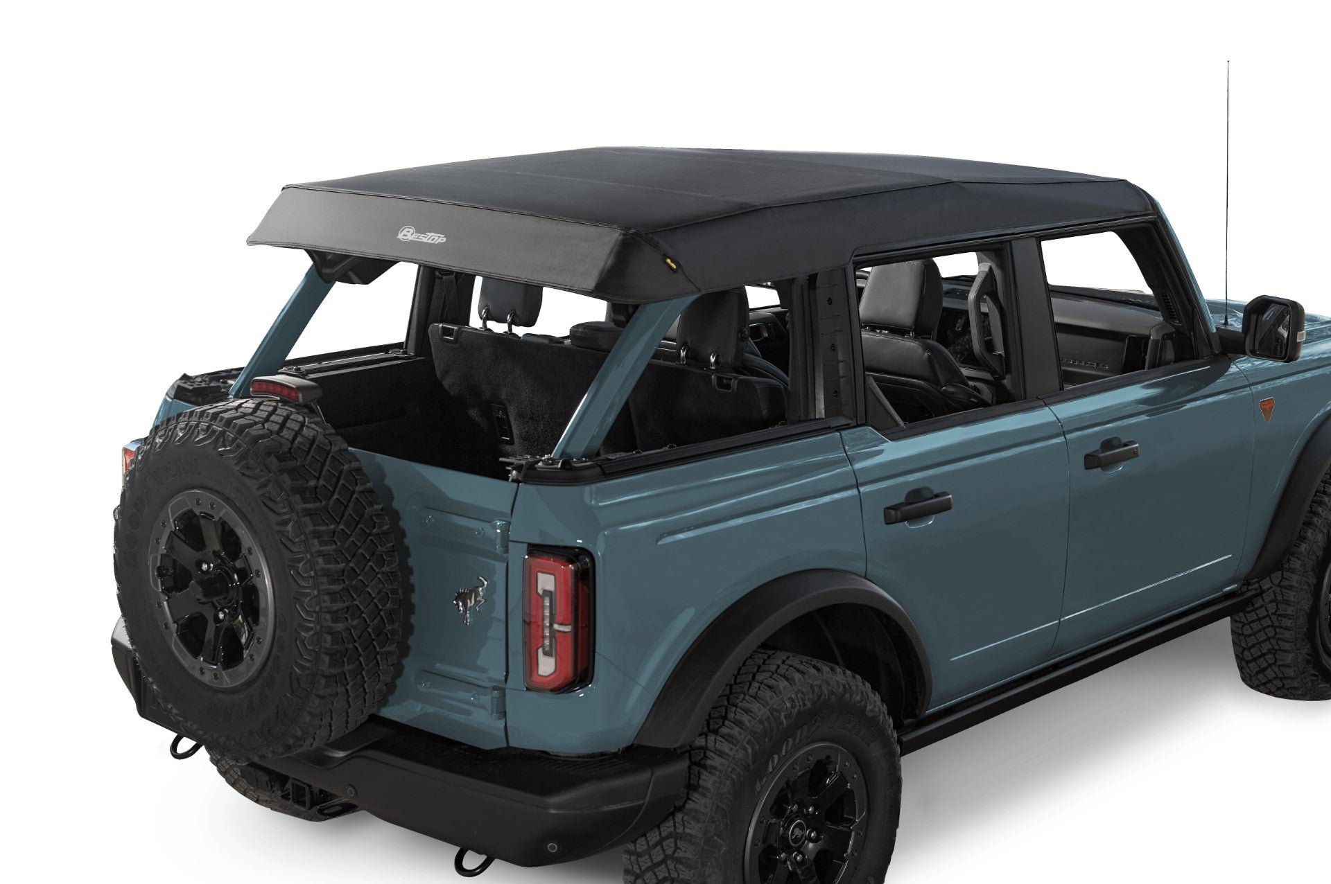 Trektop - '21-27 Bronco 4-Door (Black Diamond) by Bestop