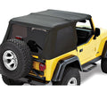 Trektop - Jeep '97-06 Wrangler TJ Exc. Unlimited (Premium Black Twill) by Bestop