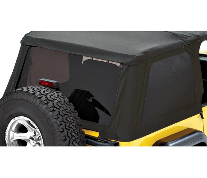 Window Set - Jeep '97-06 Wrangler TJ Exc. Unlimited(Black Diamond) by Bestop