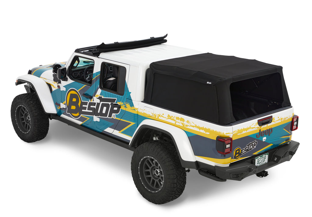 Supertop for Truck 2 - '20-26 Gladiator; For 5 ft. bed (Black Diamond) by Bestop