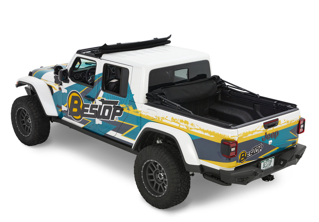 Supertop for Truck 2 - '20-26 Gladiator; For 5 ft. bed (Black Diamond) by Bestop