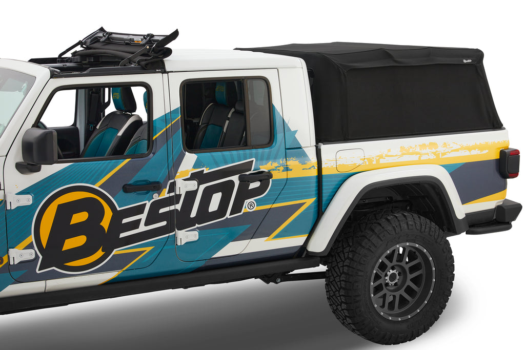 Supertop for Truck 2 - '20-26 Gladiator; For 5 ft. bed (Black Diamond) by Bestop