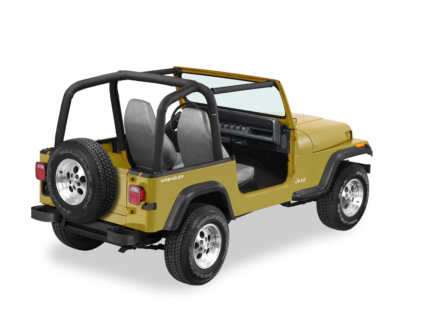 Sport Bar Cover - Jeep '92-95 Wrangler YJ (Black Denim) by Bestop