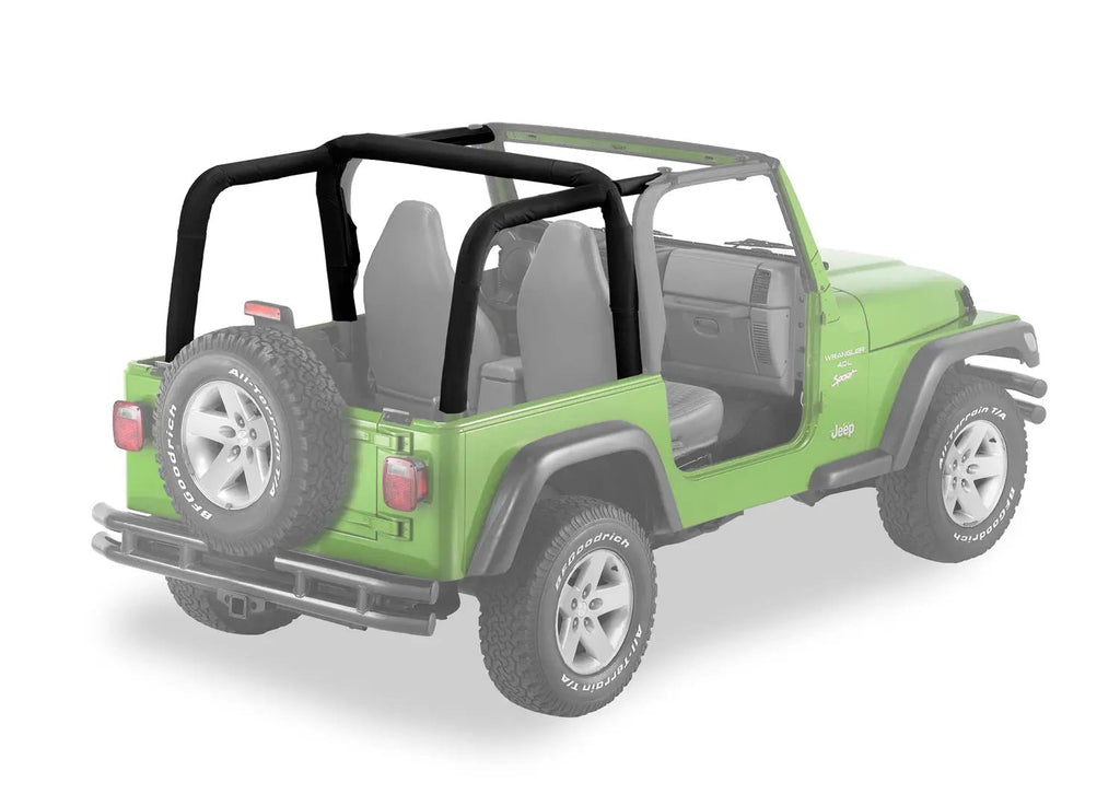 Sport Bar Cover - Jeep '97-02 Wrangler TJ (Black Denim) by Bestop