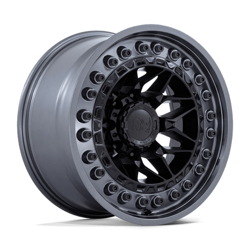 ALPHA 17X9 6X5.5 106 -12 M-BLK GNMTL-LP by Black Rhino Wheels