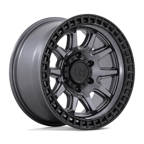 BR CALICO 17X8.5 5X5.0 71 M-GMTL BLK +0 by Black Rhino Wheels