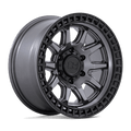 BR CALICO 17X8.5 5X5.0 71 M-GMTL BLK -10