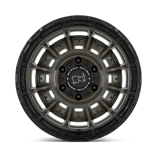 LEGION 20X10 8X6.5 125 OD-GRN-BLK -18 by Black Rhino Wheels