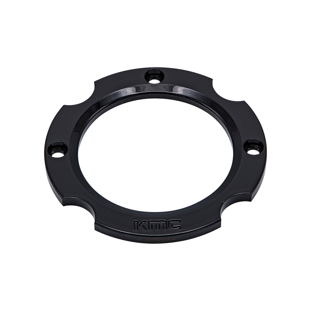 KS CAP RING 5X4.5 - ANODIZED SATIN BLACK by KMC Wheels