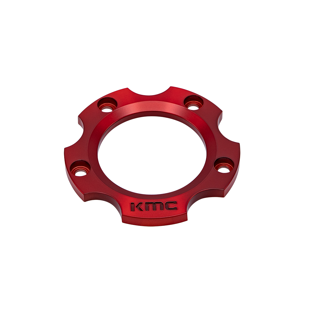 KS CAP RING 5X4.5 - ANODIZED RED by KMC Wheels