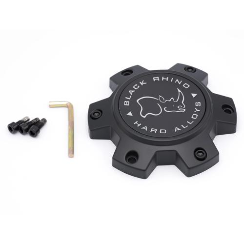 CAP BR 6/135/140 FLAT MATTE BLACK (M873) by Black Rhino Wheels