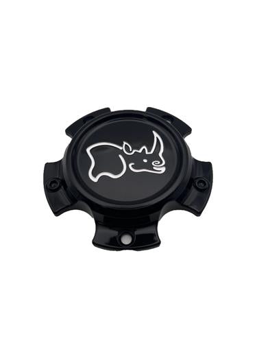 CAP BR ANIM 5/127 GL BLK WHT LOGO by Black Rhino Wheels