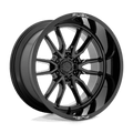 CLASH 22X12 6X135 87.1 BL -44MM by Fuel Off-Road