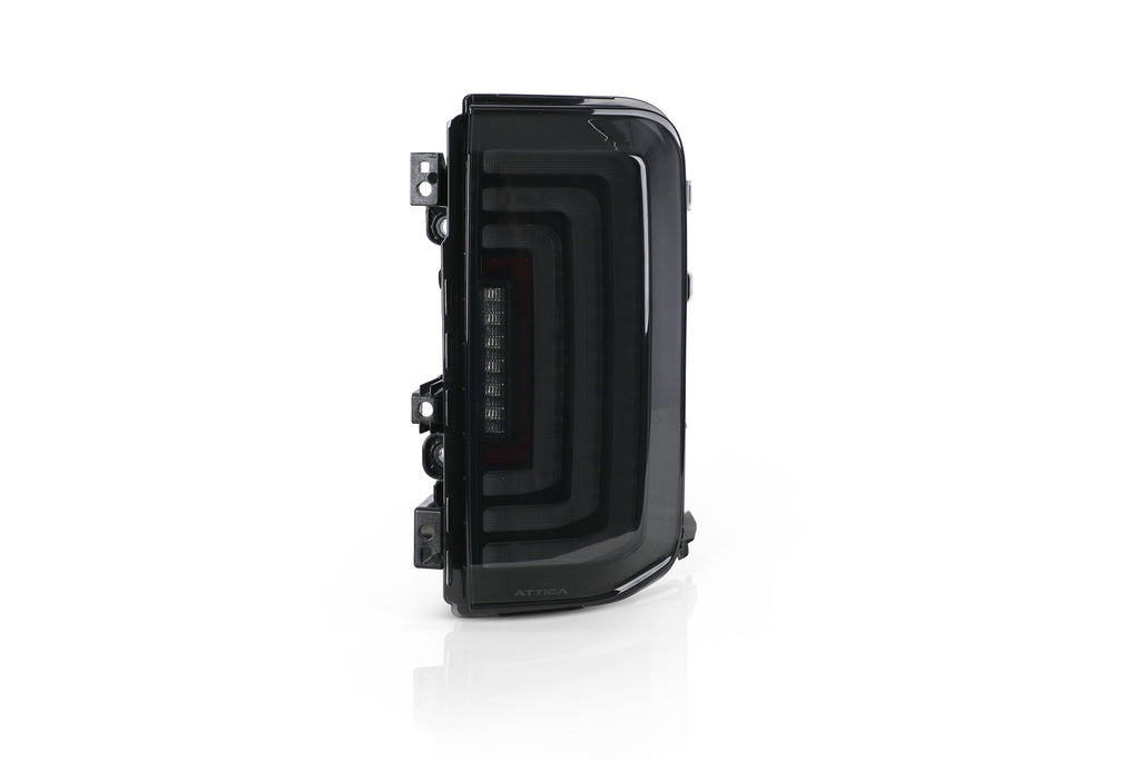 2021-2024 Ford Bronco Rogue Series LED Tail Lights Sequential - Black/Smoke by Attica 4x4