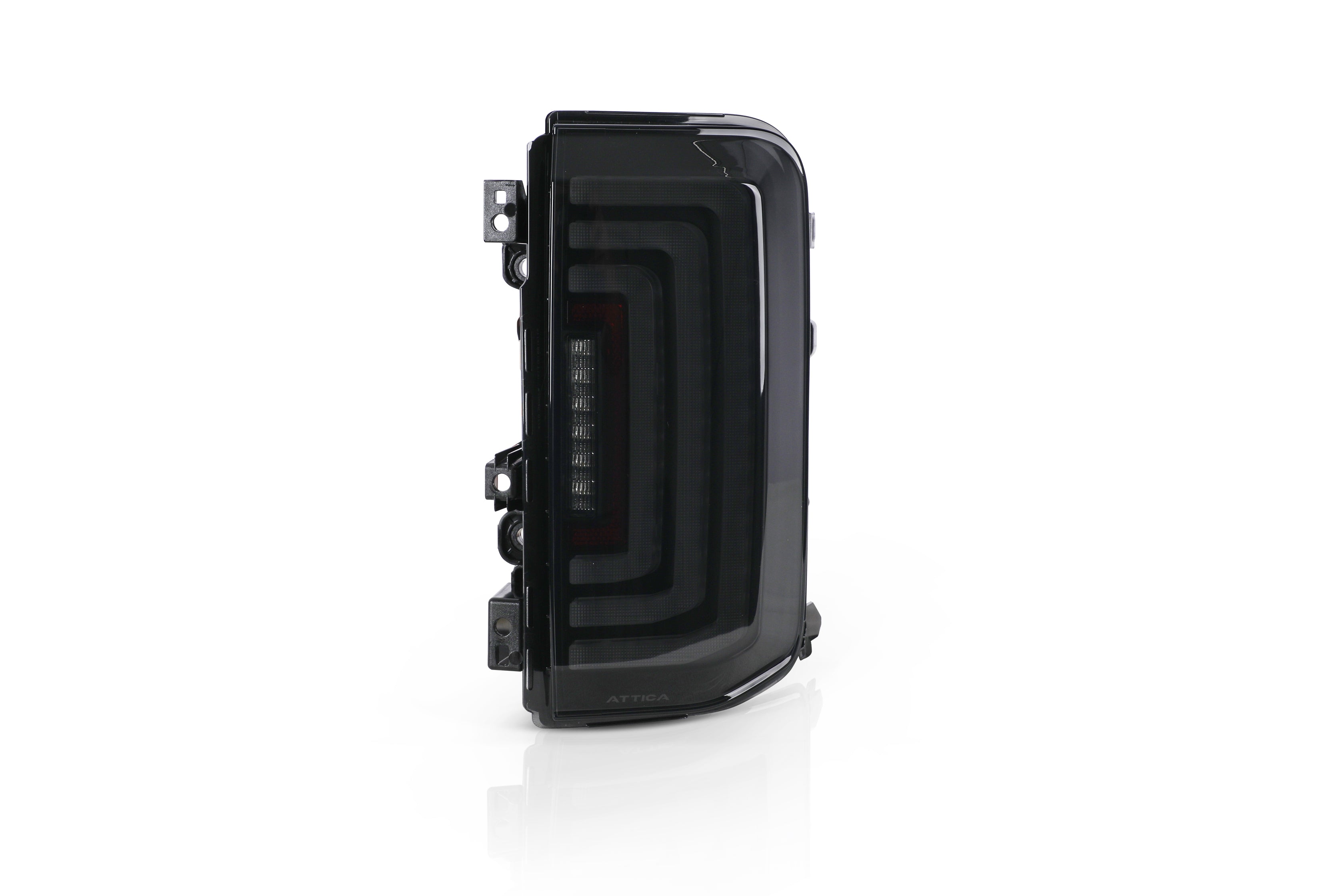 2021-2024 Ford Bronco Rogue Series LED Tail Lights Sequential - Black/Smoke by Attica 4x4