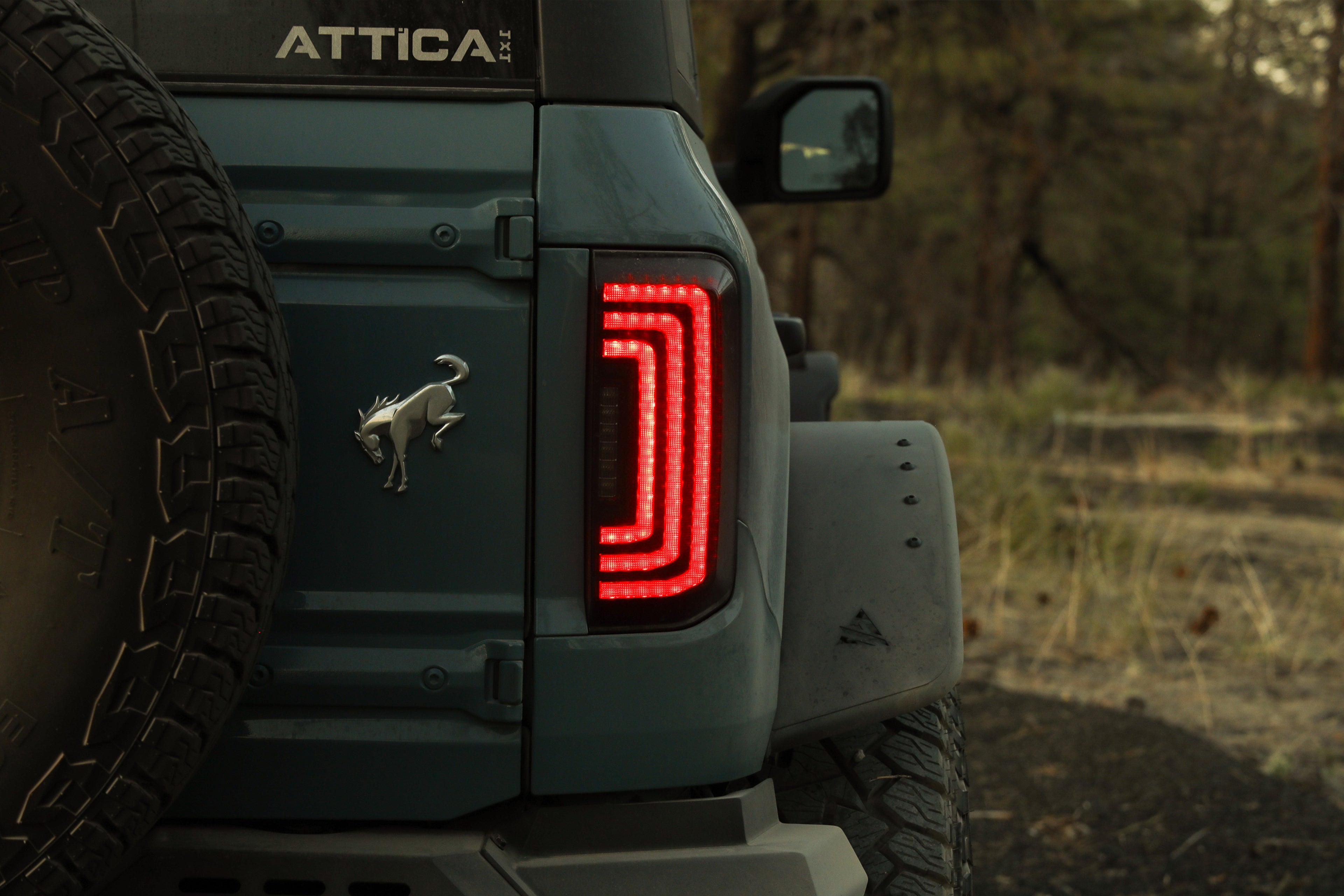 2021-2024 Ford Bronco Rogue Series LED Tail Lights Sequential by Attica 4x4