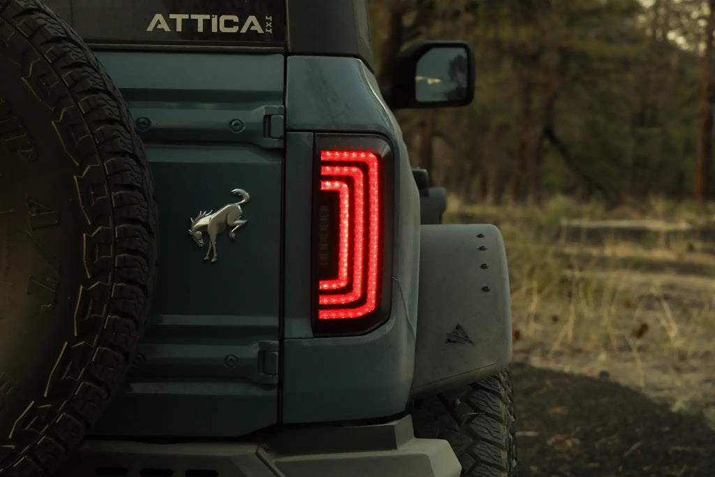 2021-2024 Ford Bronco Rogue Series LED Tail Lights Sequential by Attica 4x4