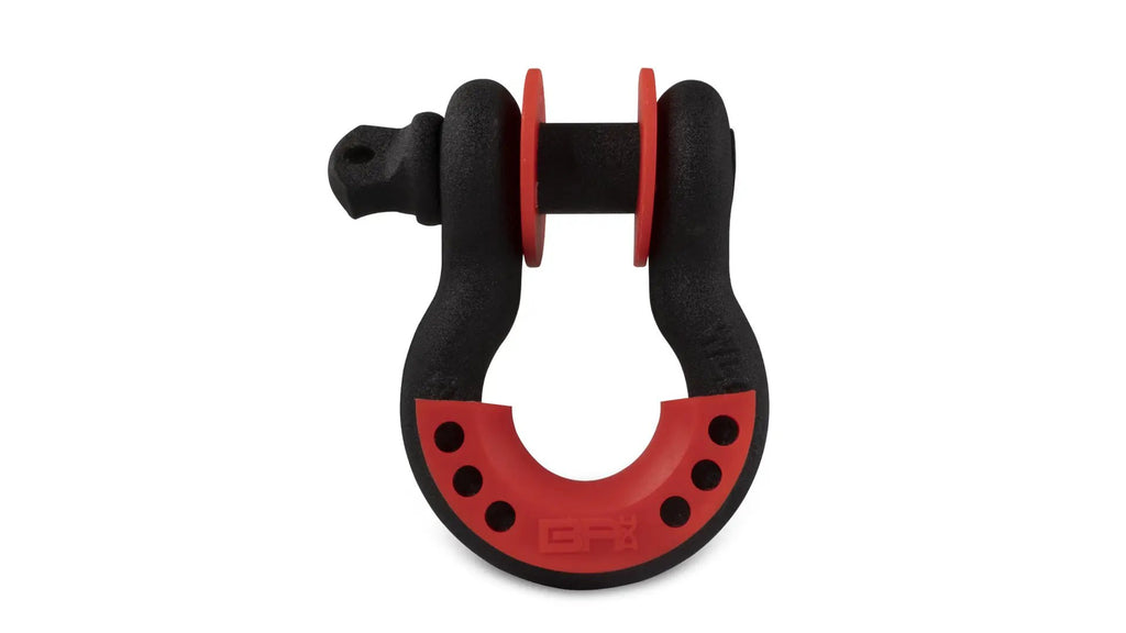 3/4" Black D-Ring With Isolators, Single by Body Armor 4x4
