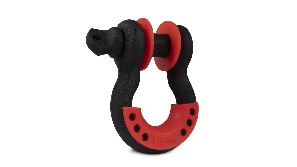 3/4" Black D-Ring With Isolators, Single by Body Armor 4x4