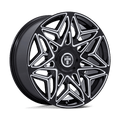 ANOMALY 24X9 5X115/120 74 +38 G-BLK MILL by DUB
