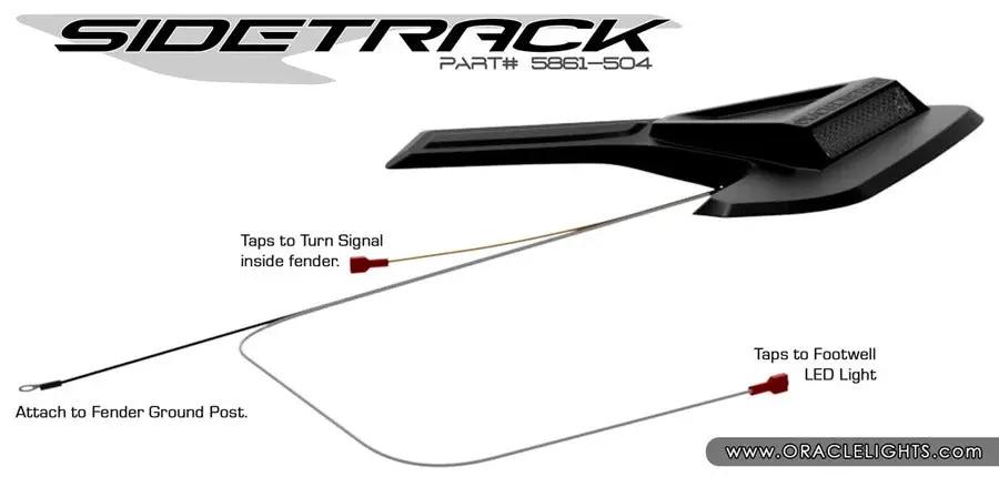 Sidetrack(tm) LED Lighting System For Jeep Wrangler JL / Gladiator JT by Oracle Lighting
