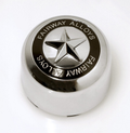 FA STAR CAP - POP IN STYLE - CHROME by Fairway Alloys