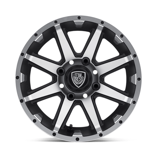 REBEL UTV 12X6 MACH MATTE BLACK -23MM by Fairway Alloys