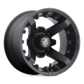 BATTLE UTV 12X7 FLAT BLACK -47MM by Fairway Alloys
