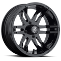 FLEX UTV 14X6.5 GLOSS BLACK -20MM by Fairway Alloys