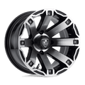 RAGE UTV 12X7 4X4.0 MACH G-BLK -47MM by Fairway Alloys