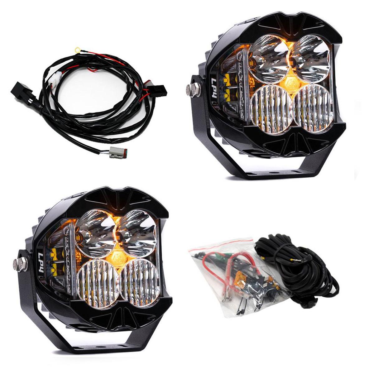 LP4 Pro LED Light Pod Pair (Driving/Combo; Clear) by Baja Designs