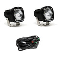 S1 Black LED Light Pod Pair (Spot; Clear) by Baja Designs