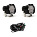 S1 Black LED Light Pod Pair (Work/Scene; Clear) by Baja Designs