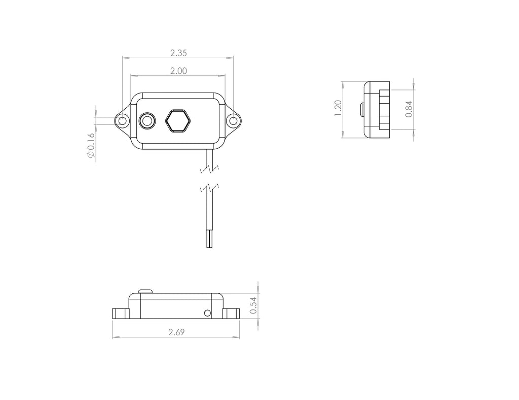 LED Dome Light with Switch (Clear) by Baja Designs