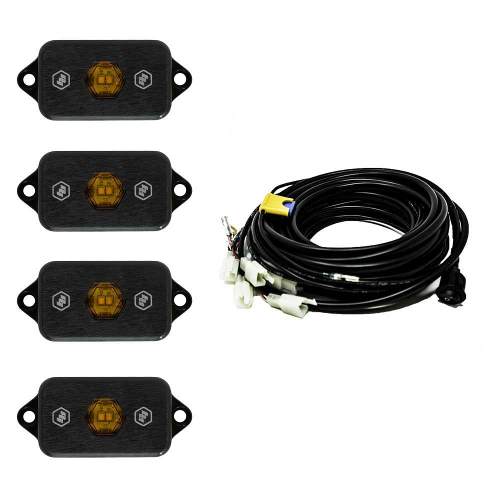 LED Rock Light Kit (Baja Amber) by Baja Designs