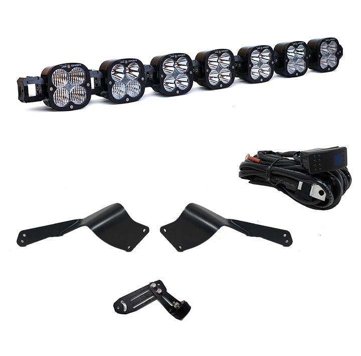 XL Linkable Sport Roof Mount Kit - '17-24 Maverick X3 (Multi-Pattern, Clear) by Baja Designs