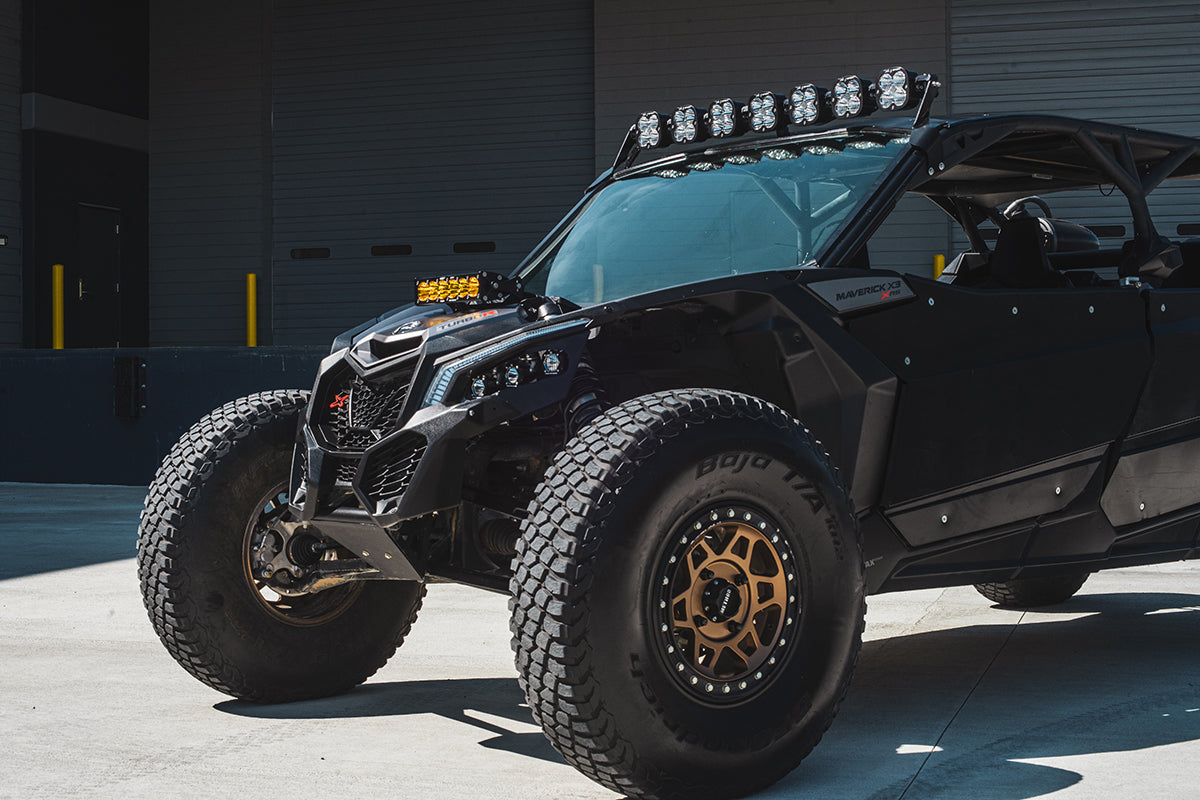 XL Linkable Sport Roof Mount Kit - '17-24 Maverick X3 (Multi-Pattern, Clear) by Baja Designs