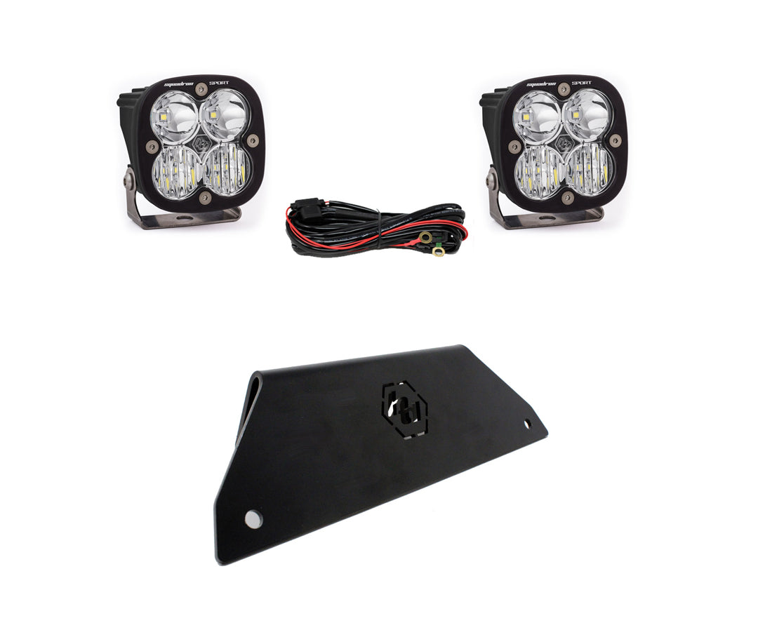 Squadron Sport Lower Bumper Kit - '20-24 RZR Pro XP (Driving/Combo; Clear) by Baja Designs