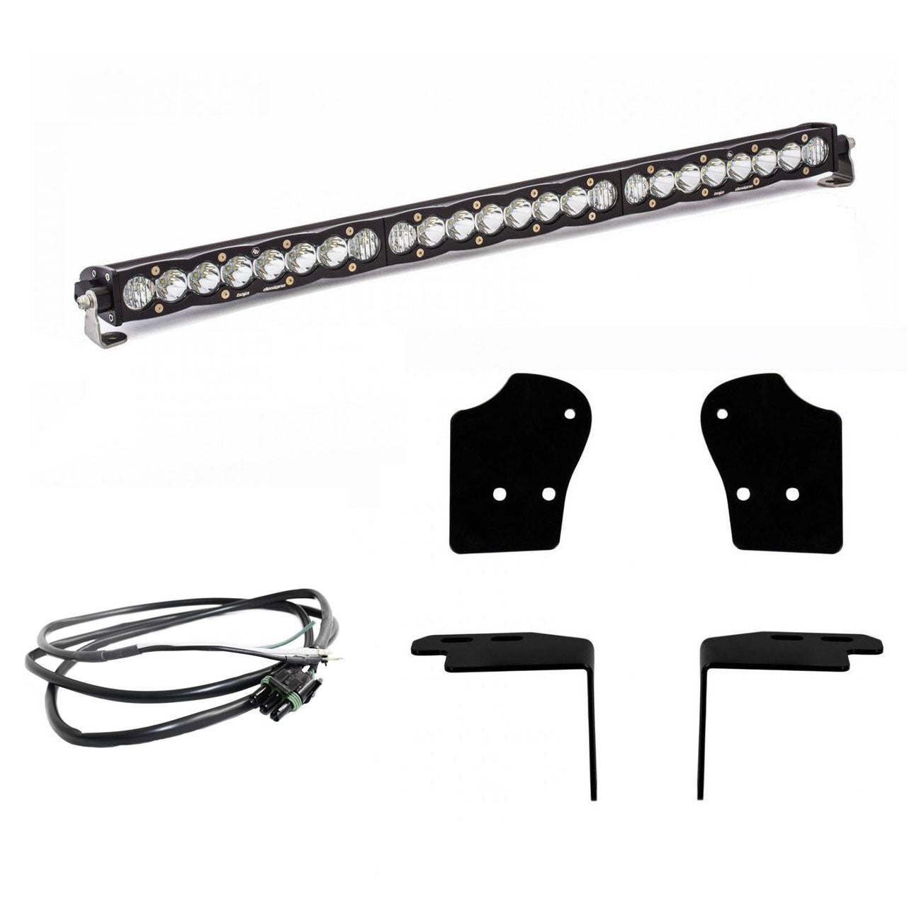 S8 30 Inch Grille Upper Kit - '17-20 F-150 Raptor (Driving/Combo; Clear) by Baja Designs