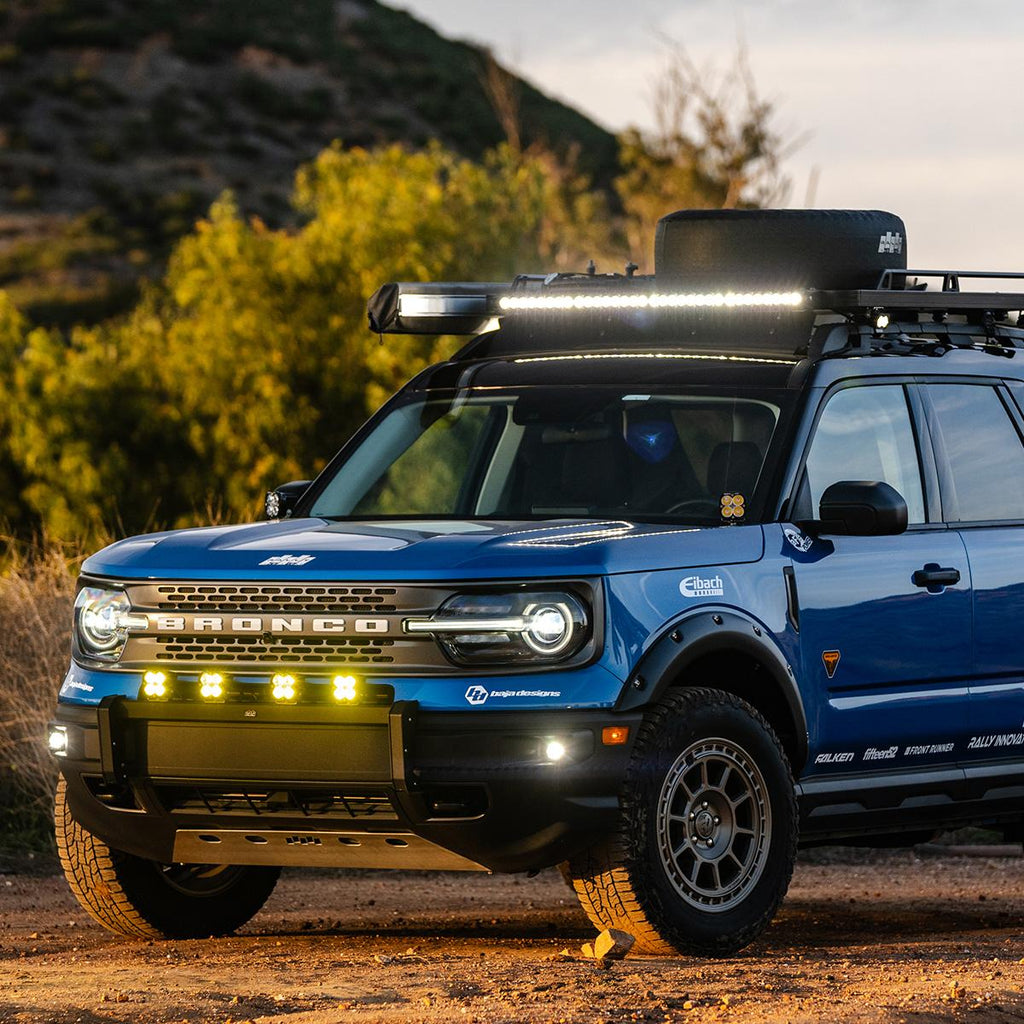 S1 Fog Pocket Kit - '21-24 Bronco Sport (Wide Cornering; Clear) by Baja Designs