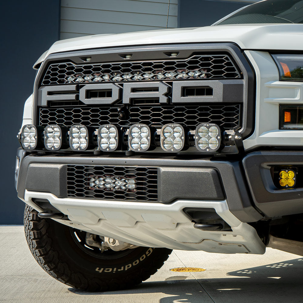 XL Linkable Sport Bumper Light Kit - '17-20 F-150 Raptor (Multi-Pattern; Clear) by Baja Designs
