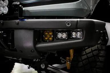 Squadron SAE/Dual S2 Sport Steel Bumper Fog Pocket Light Kit by Baja Designs
