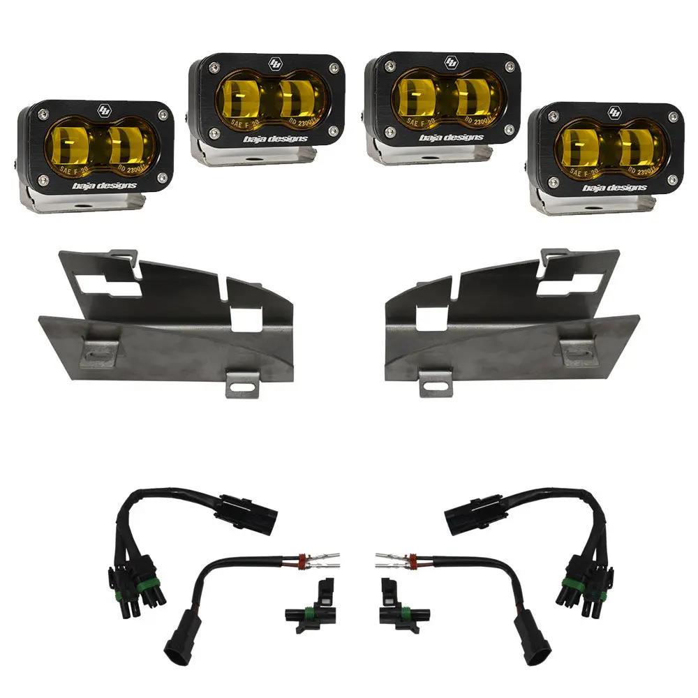Dodge, Ram Rebel/TRX (19-On), Dual S2 SAE Amber FPK by Baja Designs