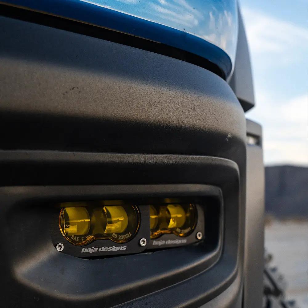 Dodge, Ram Rebel/TRX (19-On), Dual S2 SAE Amber FPK by Baja Designs