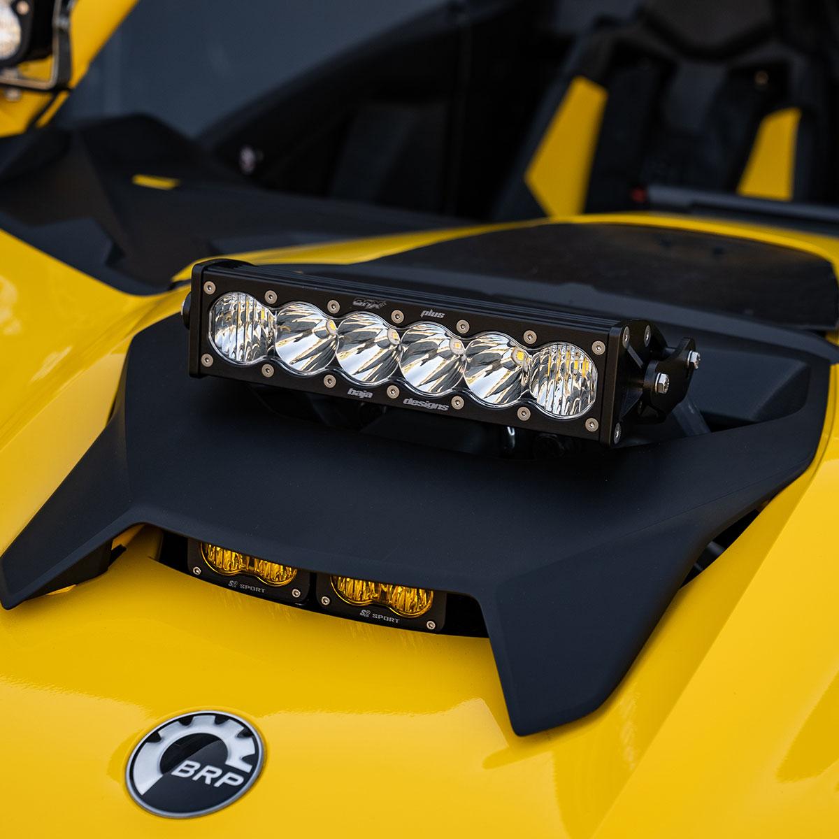 Can-Am, Maverick R, Clear 10" OnX6+ Shock Tower Kit by Baja Designs